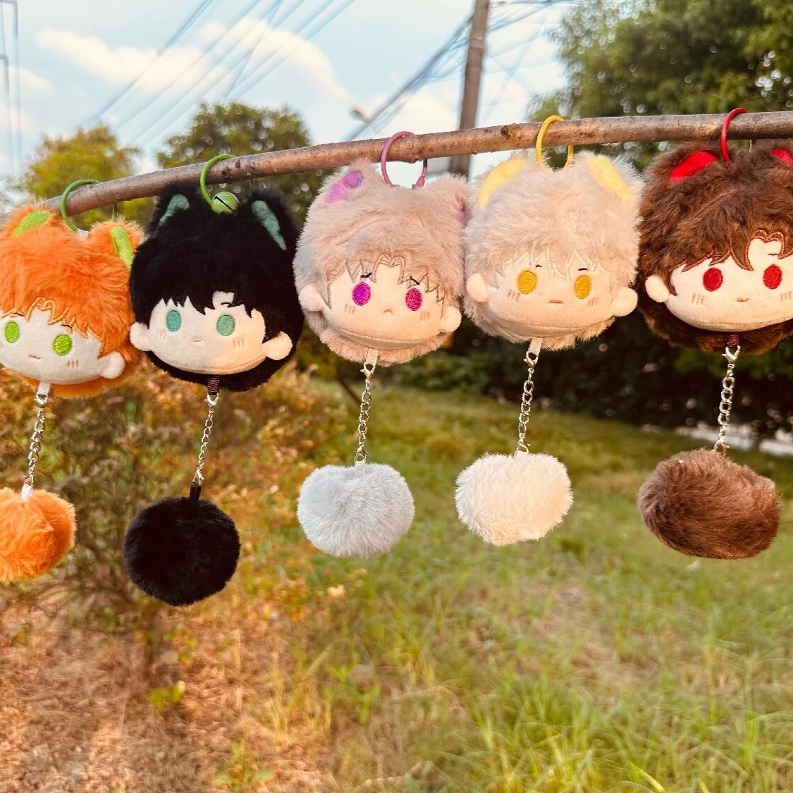 Anime Light and Night Osborn Evan Sariel Charlie Jesse Cosplay Dango Fluffy Maumet Pendant Puppet Mascot Ornament Stuffed Toys
Anime Light and Night Osborn Evan Sariel Charlie Jesse Cosplay Dango Fluffy Maumet Pendant Puppet Mascot Ornament Stuffed Toys