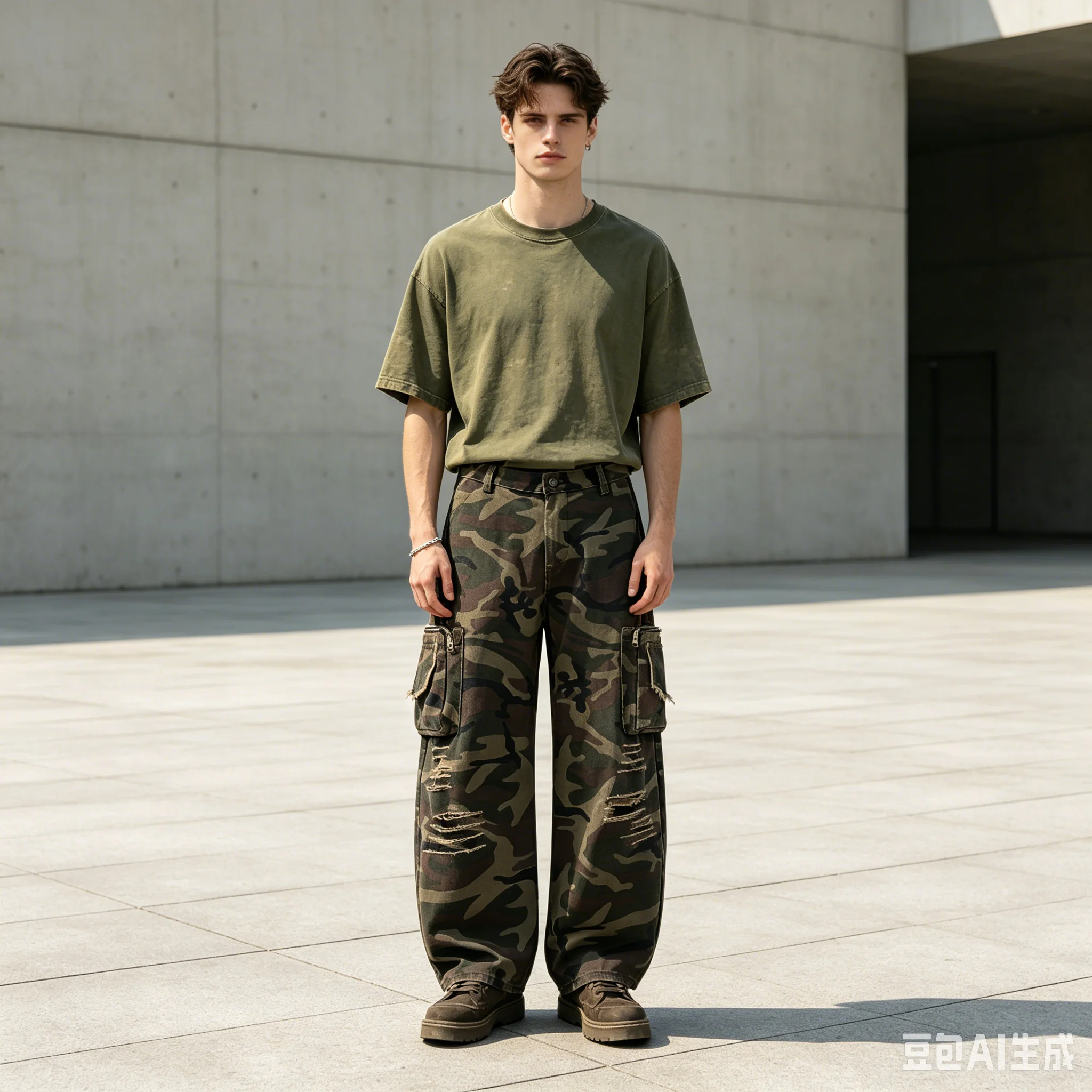 AL88081 BLCG High Waist Super Quality Loose Fitting Denim Pants Heavy Camo Unisex Fashion Art Stylish Hand Painting Jeans
AL88081 BLCG High Waist Super Quality Loose Fitting Denim Pants Heavy Camo Unisex Fashion Art Stylish Hand Painting Jeans