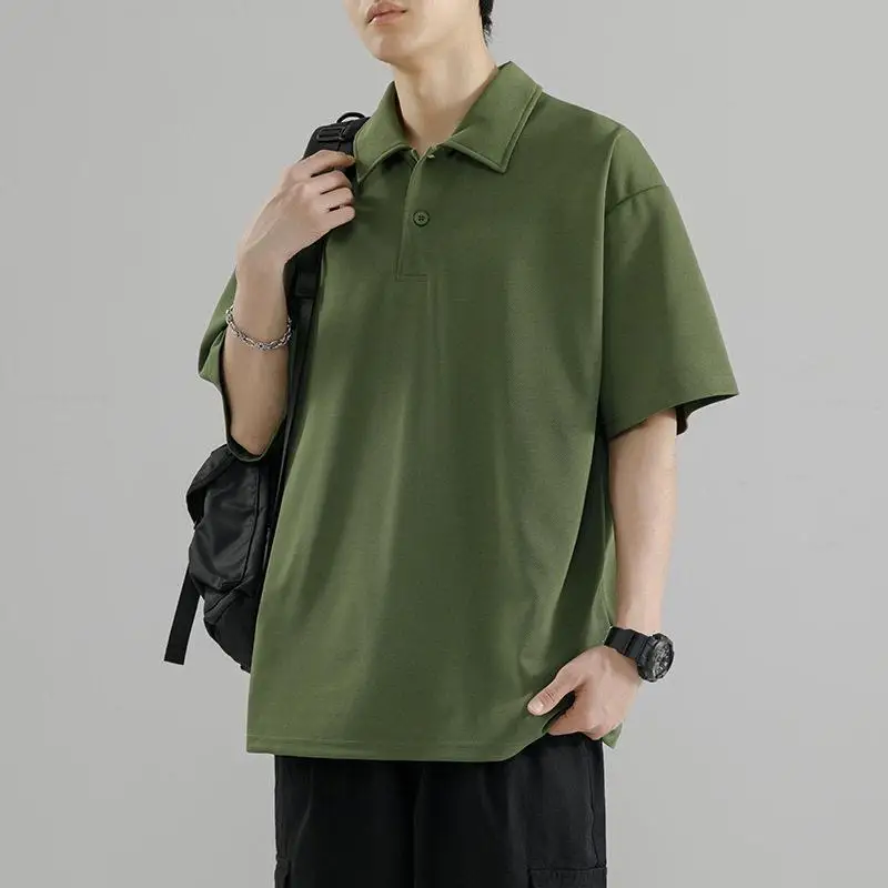 Summer Thin Short Sleeve Shirt American Workwear Casual Loose Hong Kong Style Body Tee Young Loose Five Sleeve Top
Summer Thin Short Sleeve Shirt American Workwear Casual Loose Hong Kong Style Body Tee Young Loose Five Sleeve Top