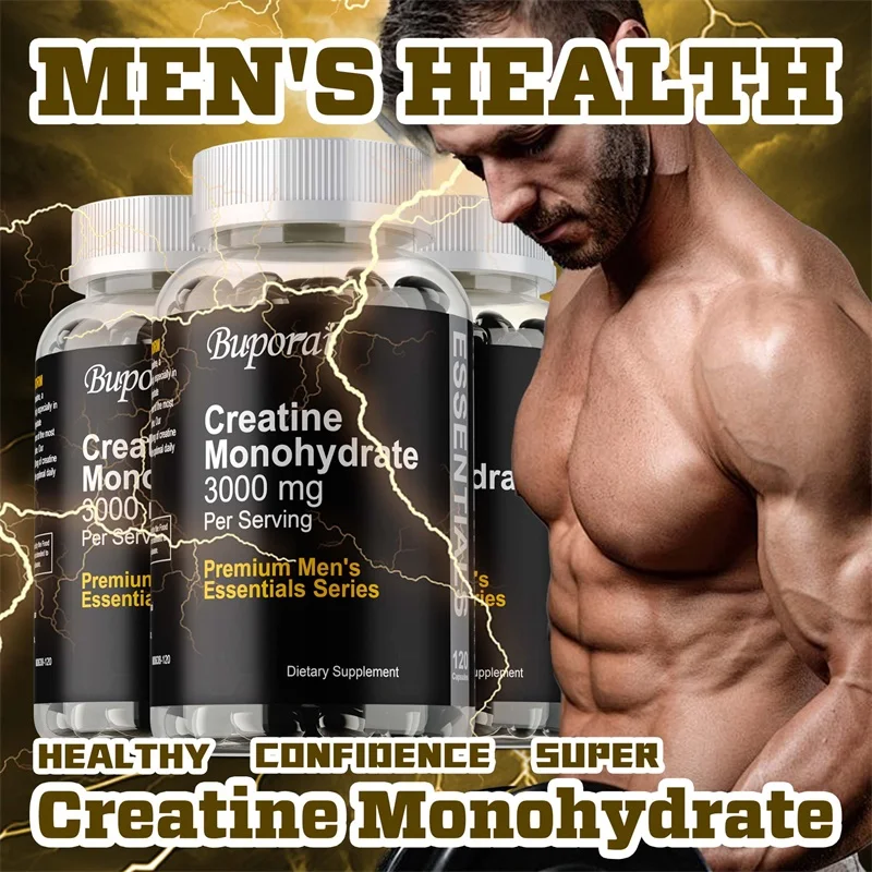 Creatine Monohydrate Capsules - Enhance Energy, Endurance, Supports Muscle and Athletic Recovery
Creatine Monohydrate Capsules - Enhance Energy, Endurance, Supports Muscle and Athletic Recovery