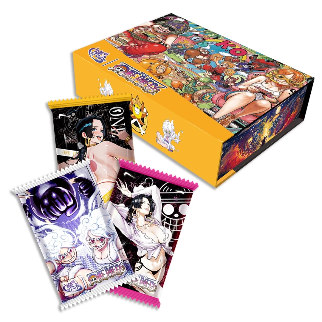 Новые коллекционные карты Leka One Piece, аниме Луффи Зоро, коллекционная карта Sanji Nami TCG Booster Box, игровые карты
Новые коллекционные карты Leka One Piece, аниме Луффи Зоро, коллекционная карта Sanji Nami TCG Booster Box, игровые карты