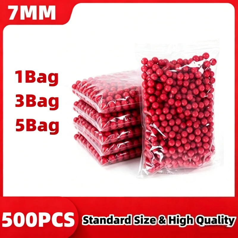 500Pcs/Bag 7MM Soft Durable Rubber Balls High Elastic Safe Round Play Balls For Outdoor Toy Accessories
500Pcs/Bag 7MM Soft Durable Rubber Balls High Elastic Safe Round Play Balls For Outdoor Toy Accessories