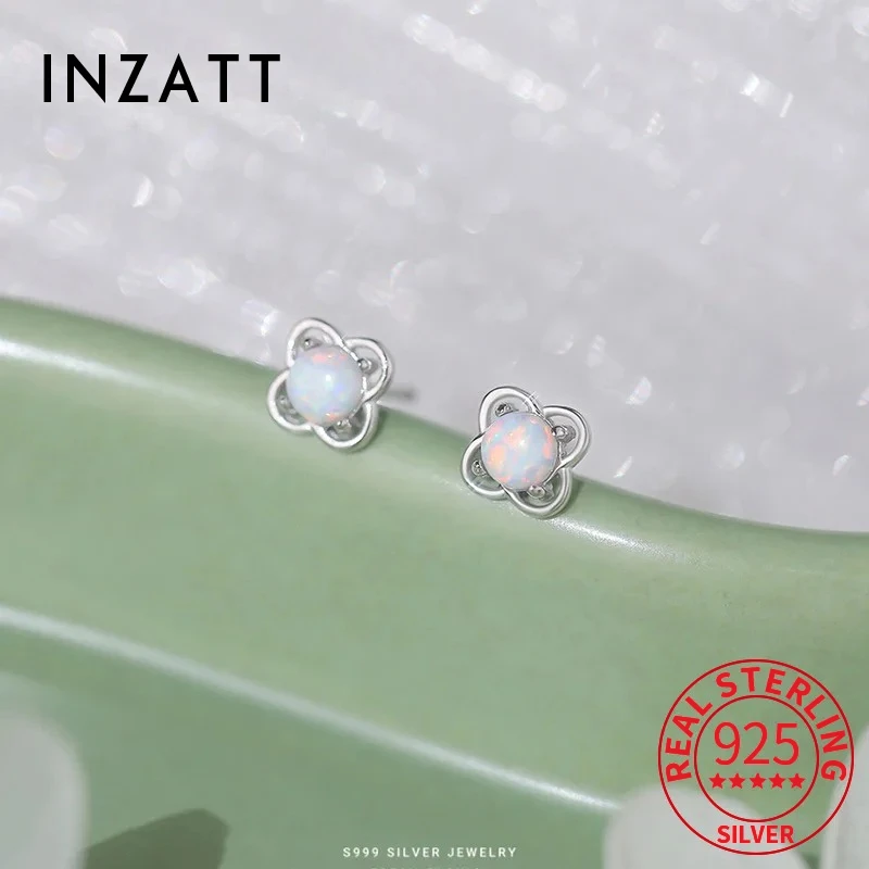 INZATT Real 925 Sterling Silver Opal Flower Mini Stud Earrings For Women Party OL Fine Jewelry Exquisite Accessories Gift
INZATT Real 925 Sterling Silver Opal Flower Mini Stud Earrings For Women Party OL Fine Jewelry Exquisite Accessories Gift