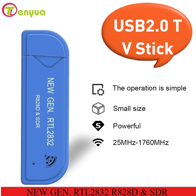 Digital RTL2832U & R828D SDR USB2.0 TV Stick Tuner 25 MHz To 1760 MHz A300U FM SDR TV Receiver Dongle With Antenna For Windows
Digital RTL2832U & R828D SDR USB2.0 TV Stick Tuner 25 MHz To 1760 MHz A300U FM SDR TV Receiver Dongle With Antenna For Windows