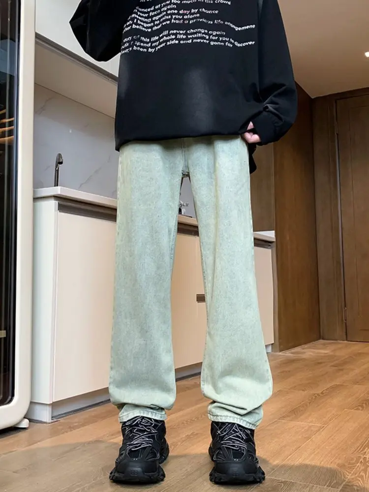 Men's Straight Leg Jeans Loose Fit Bootcut Trousers American Street Sle Spring Autumn Faionable Long Pants Casual Wear
Men's Straight Leg Jeans Loose Fit Bootcut Trousers American Street Sle Spring Autumn Faionable Long Pants Casual Wear