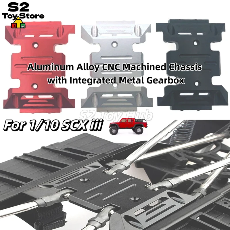 1/10 Scale RC Crawler Aluminum CNC Metal Gearbox Chassis Upgrade Part For Axial SCX10 III AX103007 RC Off Road Car
1/10 Scale RC Crawler Aluminum CNC Metal Gearbox Chassis Upgrade Part For Axial SCX10 III AX103007 RC Off Road Car
