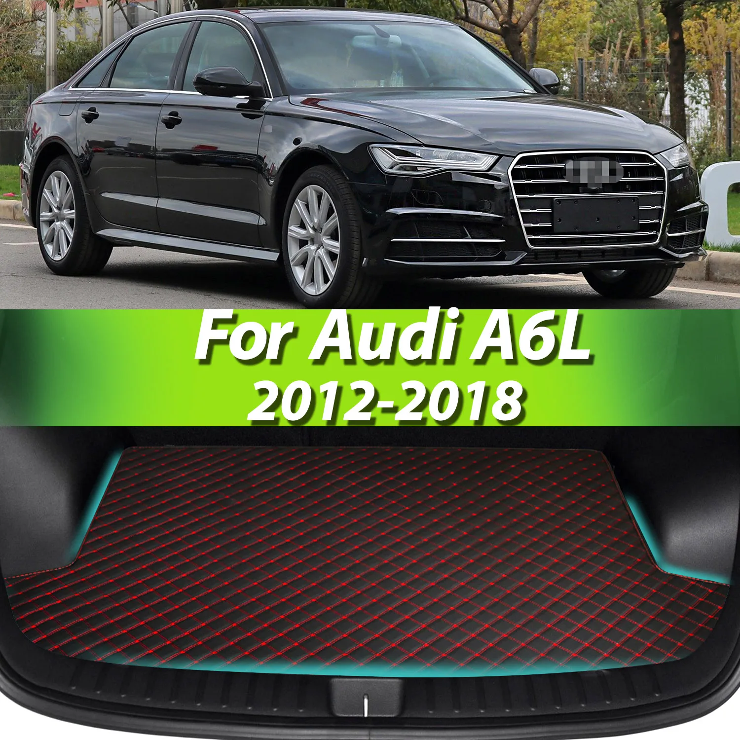 For Audi A6L 2012-2018 Artificial Leather Car Trunk Mat Rear Trunk Cargo Protective Mat Car Interior Accessories
For Audi A6L 2012-2018 Artificial Leather Car Trunk Mat Rear Trunk Cargo Protective Mat Car Interior Accessories