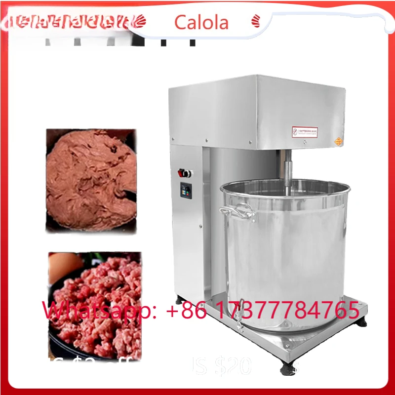 304 Stainless Steel Electric Meat Mixer, Commercial Auto Blender for Sausage Dumpling Filling
304 Stainless Steel Electric Meat Mixer, Commercial Auto Blender for Sausage Dumpling Filling