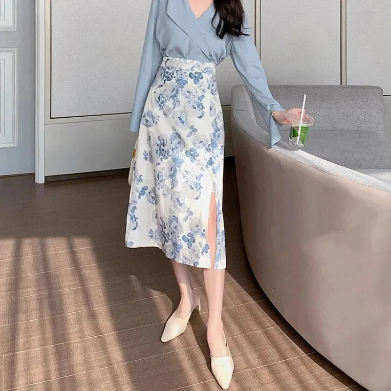 2024 New Spring And Summer Women's High Waist Loose Bag Hip A-Line Printed Fashion And Casual Elegant All Match Commuter Skirt
2024 New Spring And Summer Women's High Waist Loose Bag Hip A-Line Printed Fashion And Casual Elegant All Match Commuter Skirt