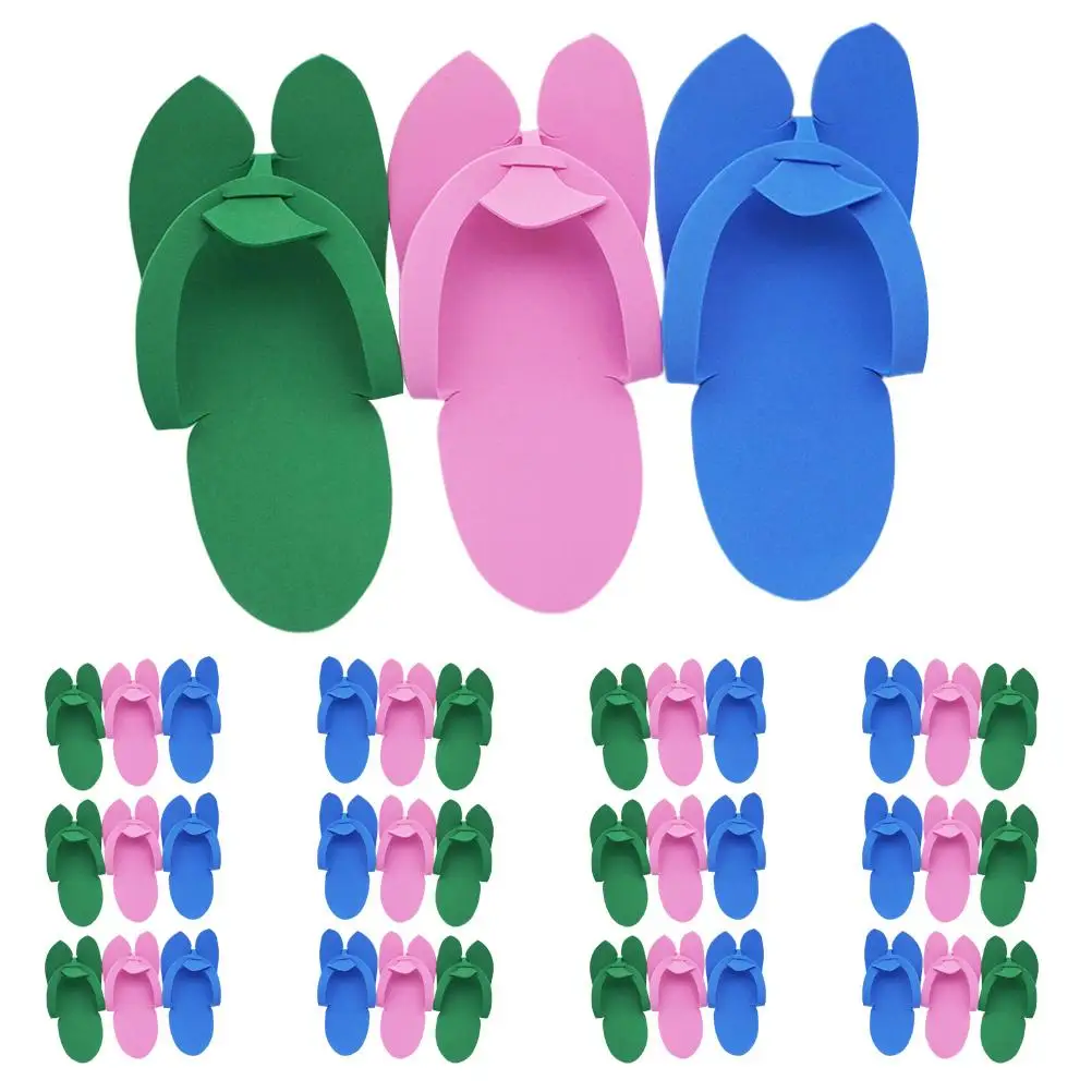 48 Pairs Disposable EVA Slippers Lightweight Salon Spa Beach Travel Foam Sandals Random Color Thin Home Guest Footwear
48 Pairs Disposable EVA Slippers Lightweight Salon Spa Beach Travel Foam Sandals Random Color Thin Home Guest Footwear