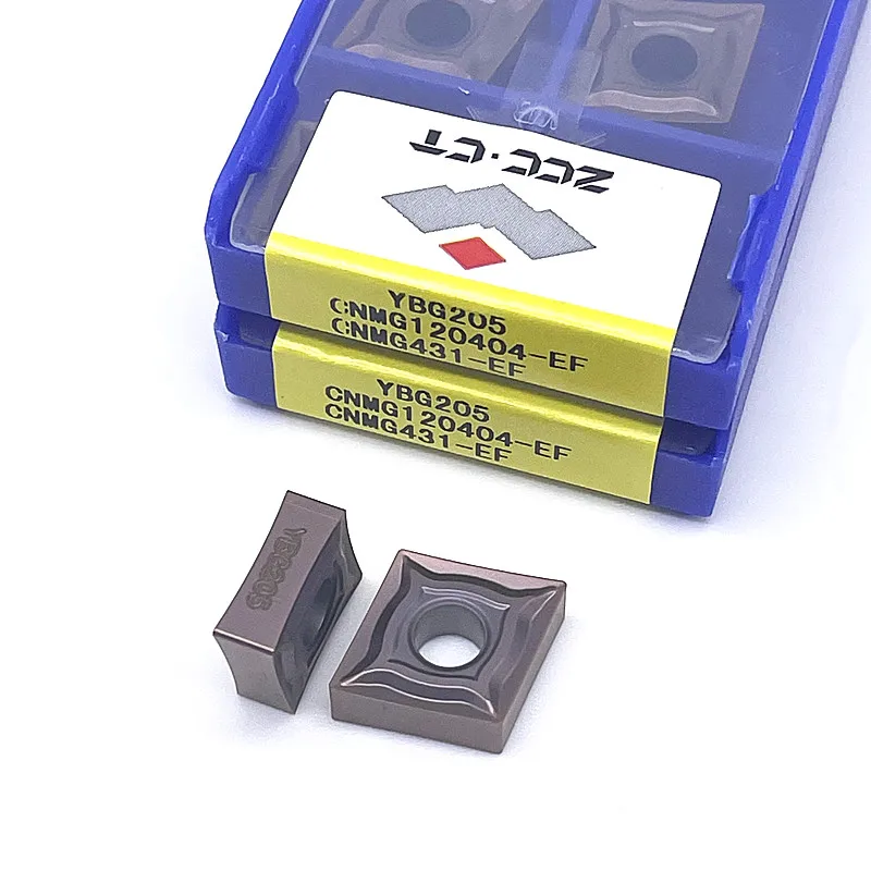 High Quality Original CNMG120404-EF CNMG120408-EF YBG205 ZCC.CTCarbide Insert Turning Tools Turning Steel Parts Processing
High Quality Original CNMG120404-EF CNMG120408-EF YBG205 ZCC.CTCarbide Insert Turning Tools Turning Steel Parts Processing