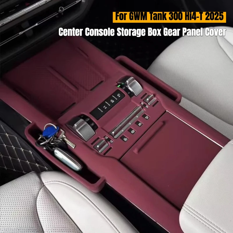 For GWM Tank 300 Hi4-T 2025 Center Console Storage Box Gear Panel Wireless Charging Silicone Mat Full-Cover Upgrade Accessories
For GWM Tank 300 Hi4-T 2025 Center Console Storage Box Gear Panel Wireless Charging Silicone Mat Full-Cover Upgrade Accessories
