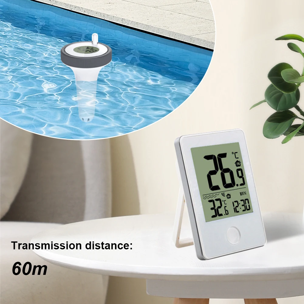 Wireless Digital Pool Thermometer IPX8 Waterproof Swimming Pool Thermometer Water Temp Gauge for Swimming Pool Bathtub Hot Tub
Wireless Digital Pool Thermometer IPX8 Waterproof Swimming Pool Thermometer Water Temp Gauge for Swimming Pool Bathtub Hot Tub