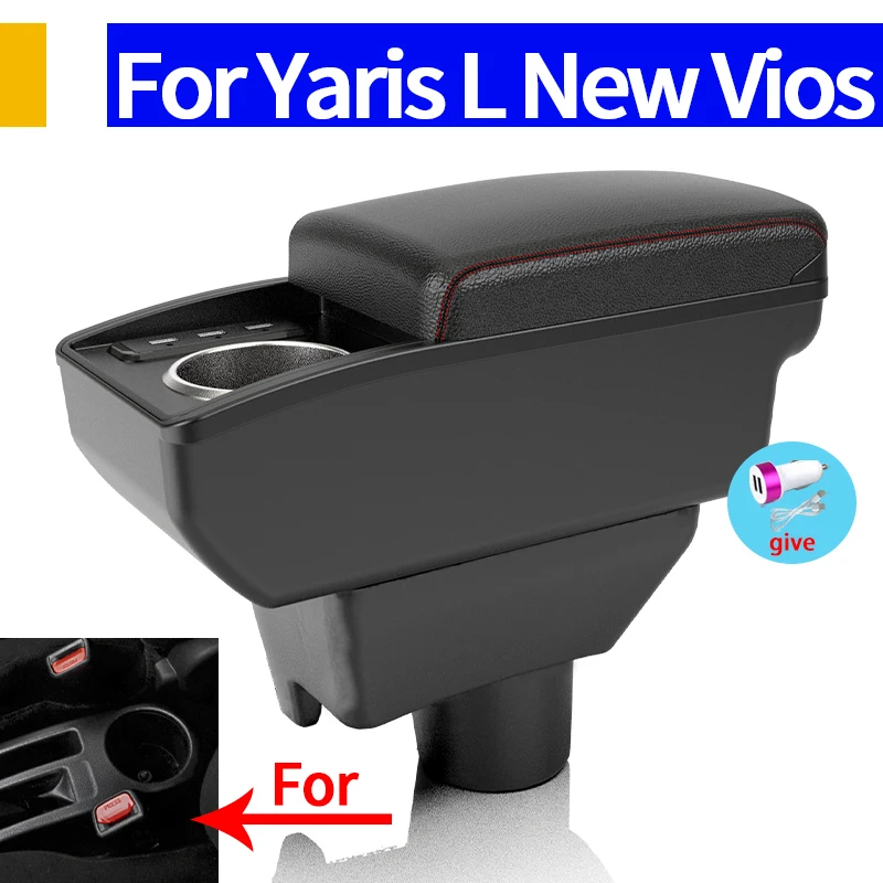 For Toyota Yaris Vitz Vios 2011-2017 Armrest Box Large Space Central Store Box 2012 2013 2014 2015 with cup holder and usb
For Toyota Yaris Vitz Vios 2011-2017 Armrest Box Large Space Central Store Box 2012 2013 2014 2015 with cup holder and usb