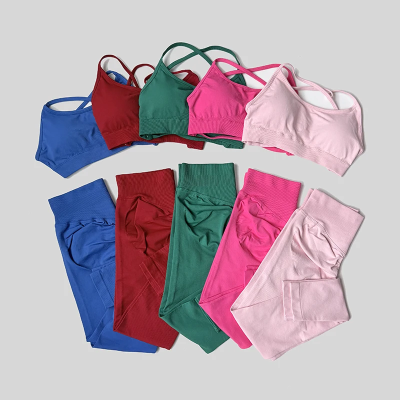 Seamless Yoga Suit Women Sexy Sports Bra High Waist Leggings Outfit Gym Set Fitness Workout Clothes Sportswear
Seamless Yoga Suit Women Sexy Sports Bra High Waist Leggings Outfit Gym Set Fitness Workout Clothes Sportswear