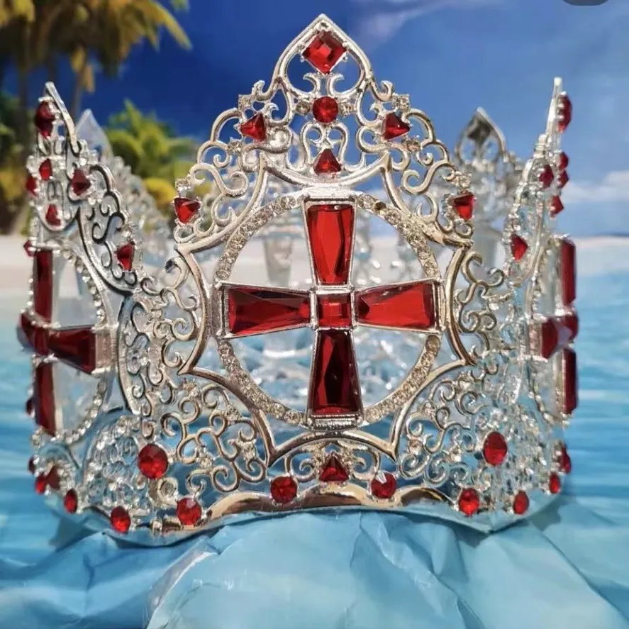 Cross border beauty pageant between Europe and America, crystal cross, bride, big crown, runway crown, Baroque crown, queen part 
Cross border beauty pageant between Europe and America, crystal cross, bride, big crown, runway crown, Baroque crown, queen part