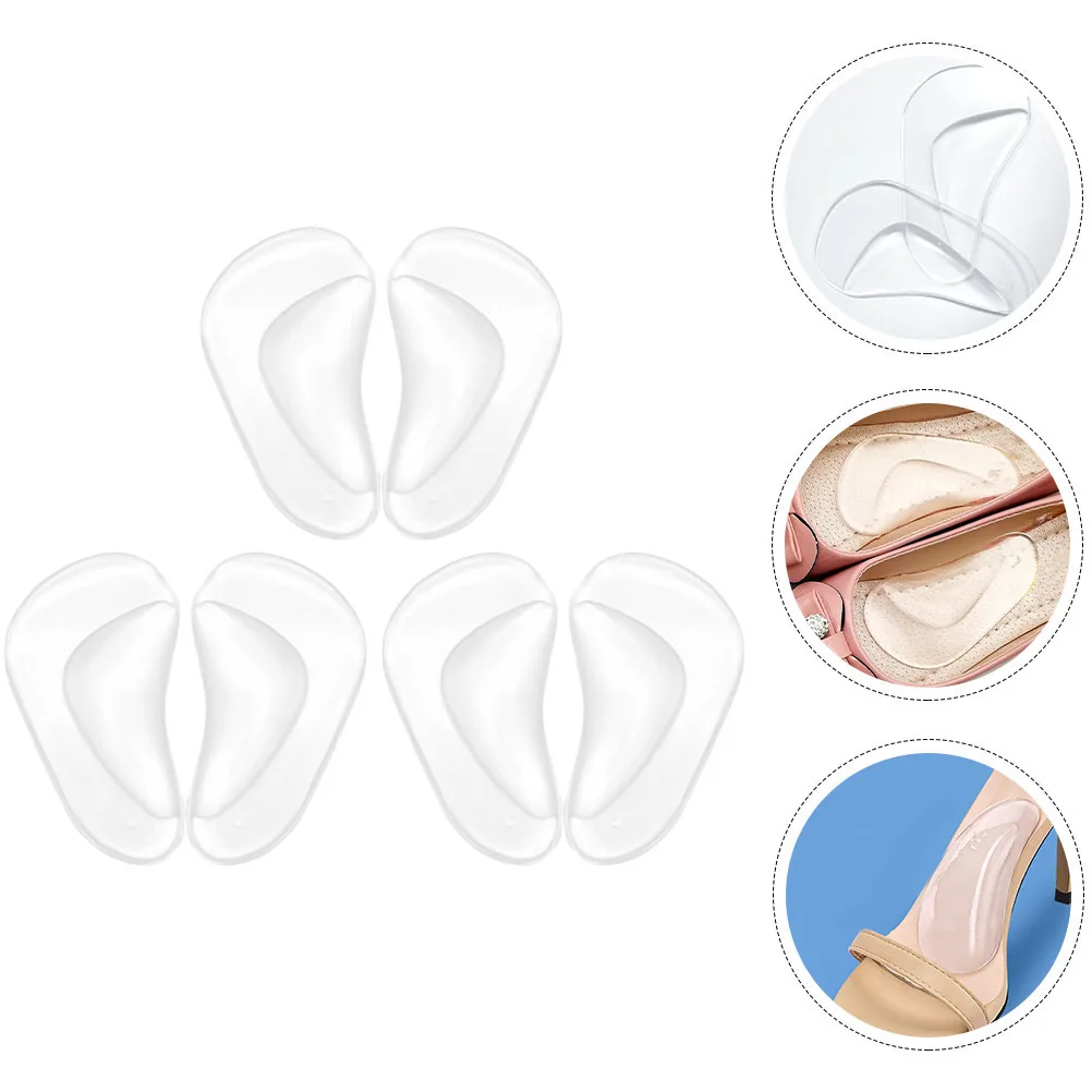 3 Pairs Gel Insoles Arch Support Half Inserts High Heels Anti Slip Comfort Silica Gel Shoe Pads Men Women Foot Care Tools
3 Pairs Gel Insoles Arch Support Half Inserts High Heels Anti Slip Comfort Silica Gel Shoe Pads Men Women Foot Care Tools