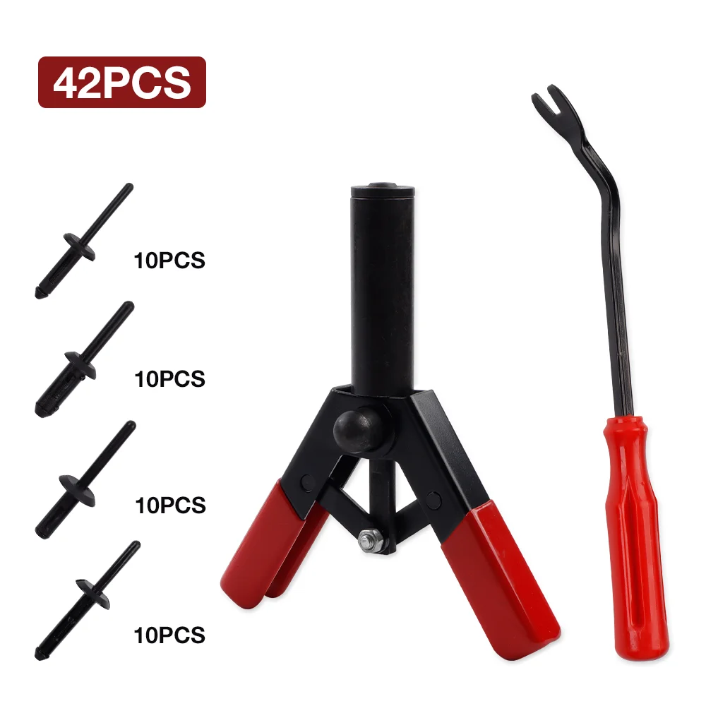 For Fastening Door Panels And Automotive Interiors Plastic Rivet Gun Kit, Quick Riveting Tool, Manual Rivet Gun, Plastic Rivet
For Fastening Door Panels And Automotive Interiors Plastic Rivet Gun Kit, Quick Riveting Tool, Manual Rivet Gun, Plastic Rivet
