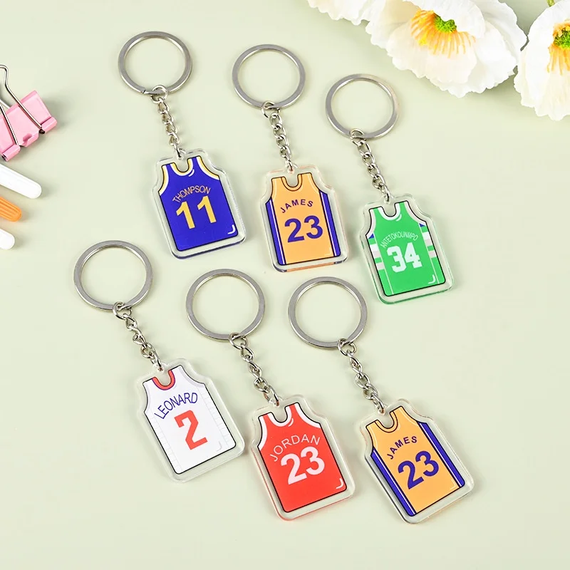 Брелок для баскетбольного трикотажа с героями мультфильмов для мужчин, аксессуары для рюкзака, автомобильные брелоки, кулон, новый подарок дружбы «сделай сам» 
Брелок для баскетбольного трикотажа с героями мультфильмов для мужчин, аксессуары для рюкзака, автомобильные брелоки, кулон, новый подарок дружбы «сделай сам»