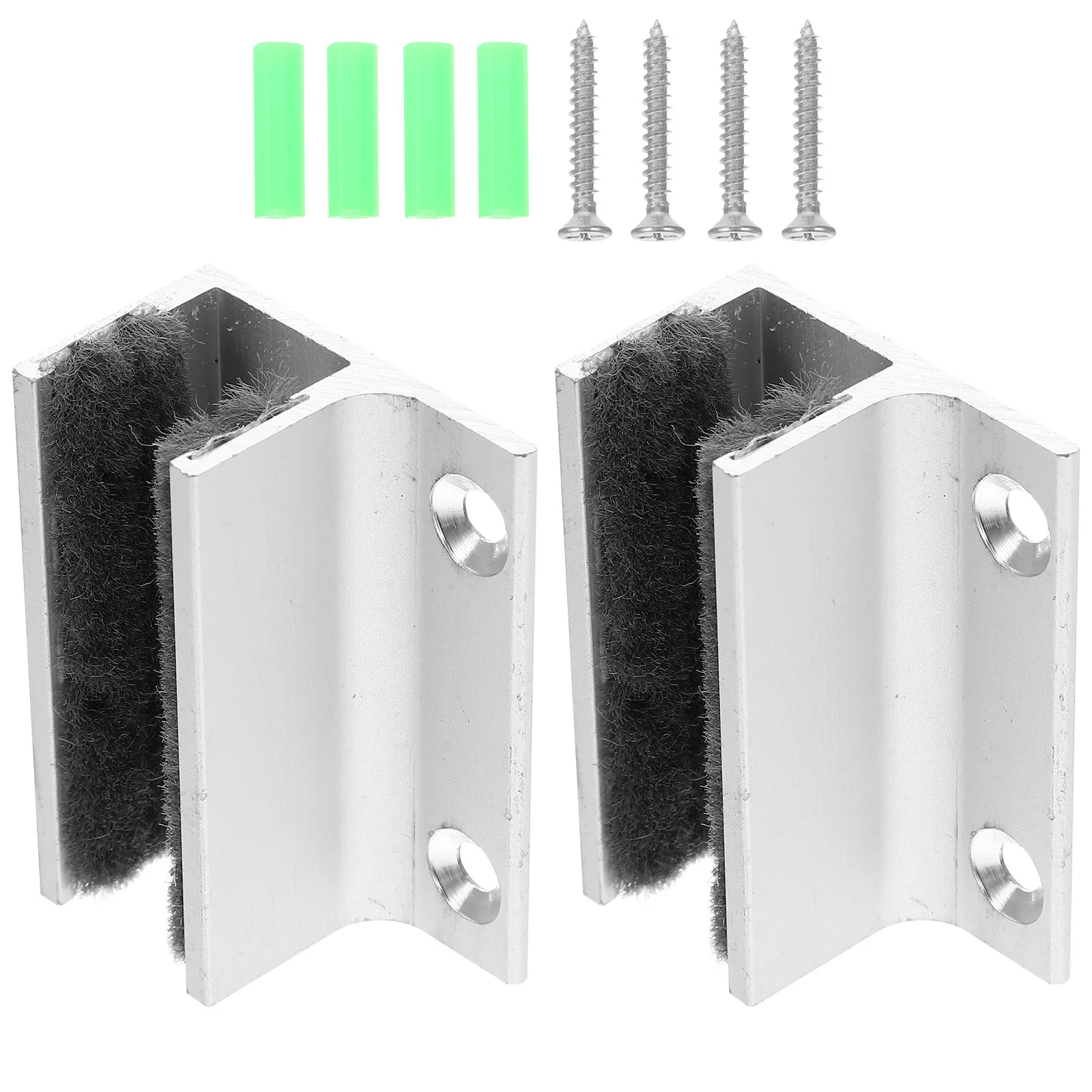 2Pcs Sliding Glass Door Floor Guide Aluminum Alloy Door Stopper Bottom Floor Guide Smooth Sliding Roller for Doors
2Pcs Sliding Glass Door Floor Guide Aluminum Alloy Door Stopper Bottom Floor Guide Smooth Sliding Roller for Doors