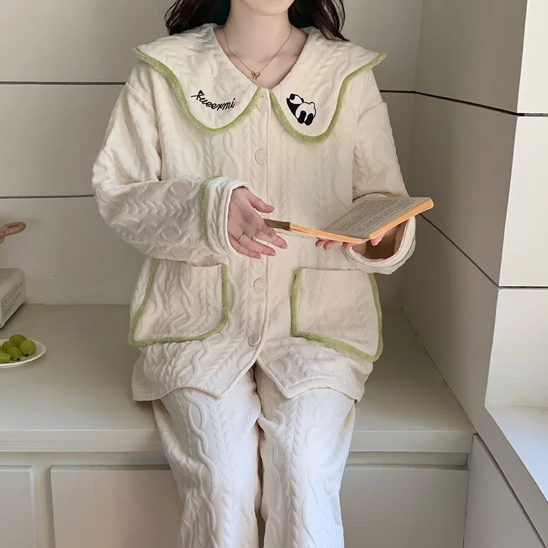 Пижамные комплекты унисекс: женские, из бамбука, с цветочным принтом, с воротником, до колен, приятные к телу, натуральные, элегантные, повседневные, для весеннего отдыха
Пижамные комплекты унисекс: женские, из бамбука, с цветочным принтом, с воротником, до колен, приятные к телу, натуральные, элегантные, повседневные, для весеннего отдыха