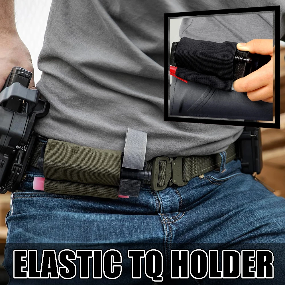 Elastic Tourniquet Holder TQ Sleeve for Duty Battle Belt Tactical Horizontal Retention Band TQ Pouch Survival Gear Accessories
Elastic Tourniquet Holder TQ Sleeve for Duty Battle Belt Tactical Horizontal Retention Band TQ Pouch Survival Gear Accessories