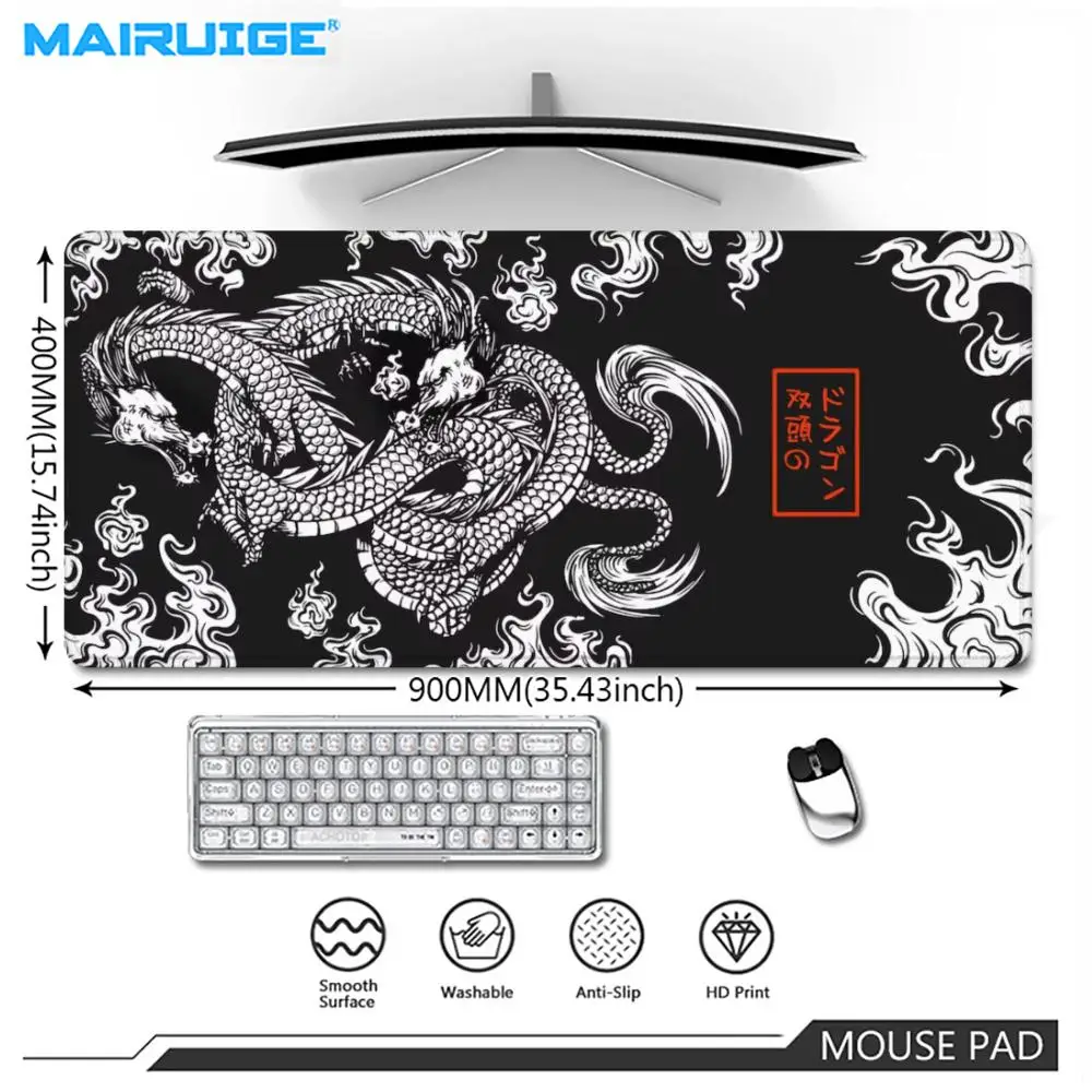 Коврик для мыши Fire Dragon XXL 90X40 см, компьютерная клавиатура, игровые коврики, настольный коврик, большой коврик для мыши 40X45, настольные коврики для геймера
Коврик для мыши Fire Dragon XXL 90X40 см, компьютерная клавиатура, игровые коврики, настольный коврик, большой коврик для мыши 40X45, настольные коврики для геймера