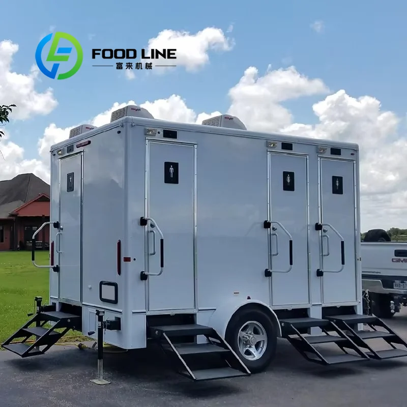 Promotion Mobile Public Portable Sandwich Panel Bathroom Trailer Luxury Restrooms 4 Station Toilets
Promotion Mobile Public Portable Sandwich Panel Bathroom Trailer Luxury Restrooms 4 Station Toilets