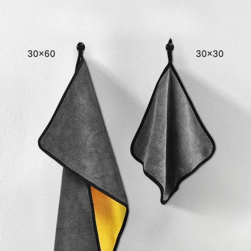 1-5Pcs Microfiber Cleaning Towel Thicken Soft Quick Drying Cloth Car Body Washing Towels Double Layer Clean Rags
1-5Pcs Microfiber Cleaning Towel Thicken Soft Quick Drying Cloth Car Body Washing Towels Double Layer Clean Rags