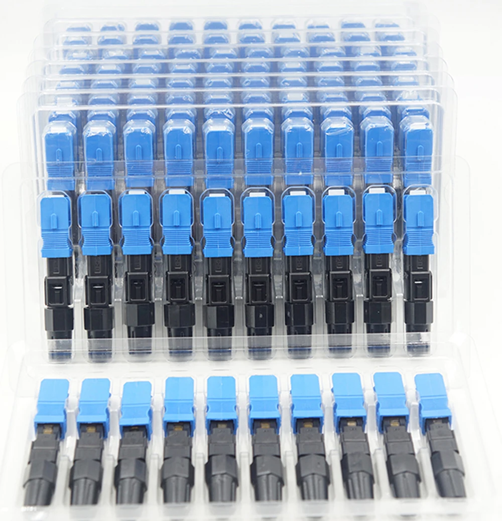 SC UPC Fiber Optic Fast Connector Single Mode 9/125 fiber Embedded SC APC fiber Connectors Adapter for FTTH fiber network
SC UPC Fiber Optic Fast Connector Single Mode 9/125 fiber Embedded SC APC fiber Connectors Adapter for FTTH fiber network