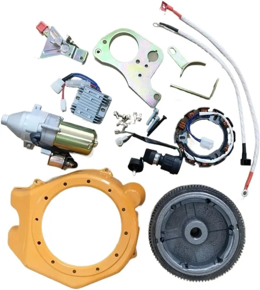 Start Kit for 168F 170F 5.5HP 6.5HP 7HP 2KW 3KW Diesel Engine Starter Motor Flywheel Conversion Kit Compatible With GX160
Start Kit for 168F 170F 5.5HP 6.5HP 7HP 2KW 3KW Diesel Engine Starter Motor Flywheel Conversion Kit Compatible With GX160