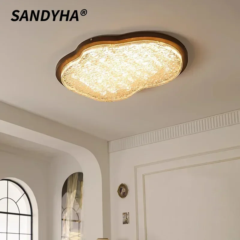 SANDYHA Nordic Cloud Retro LED Ceiling Light Transparent Hanging Chandelier for Bedroom Living Room Dining Table Home Decoration
SANDYHA Nordic Cloud Retro LED Ceiling Light Transparent Hanging Chandelier for Bedroom Living Room Dining Table Home Decoration