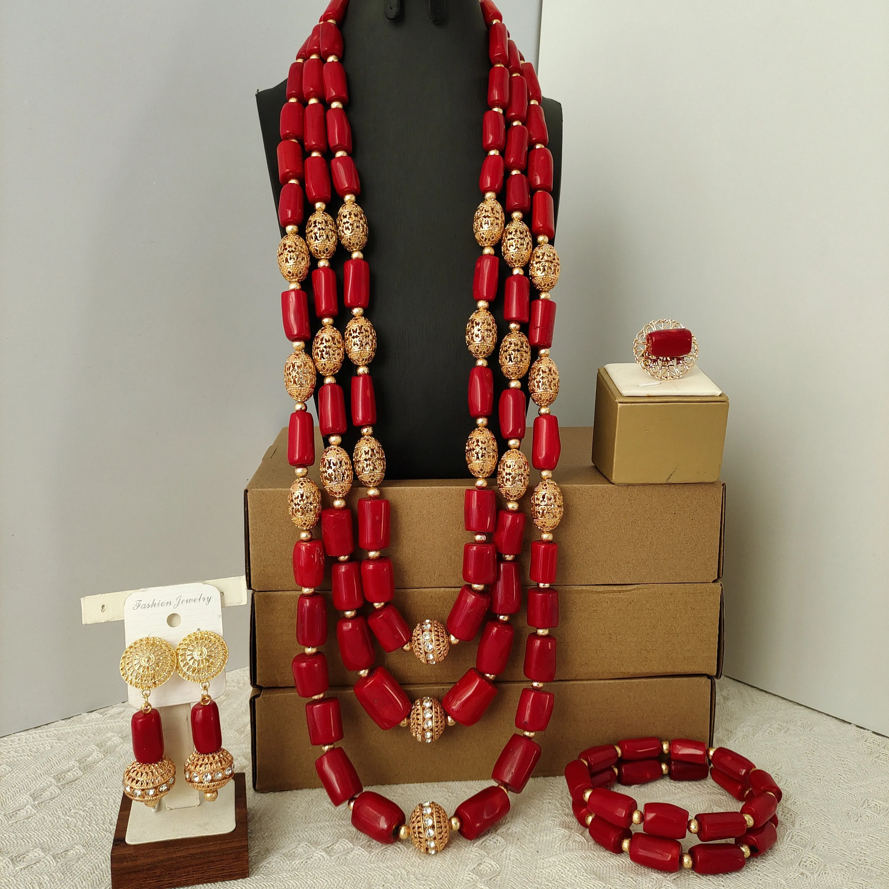 Red Coral Bead Jewelry Set Nigerian Wedding 2026
Red Coral Bead Jewelry Set Nigerian Wedding 2026
