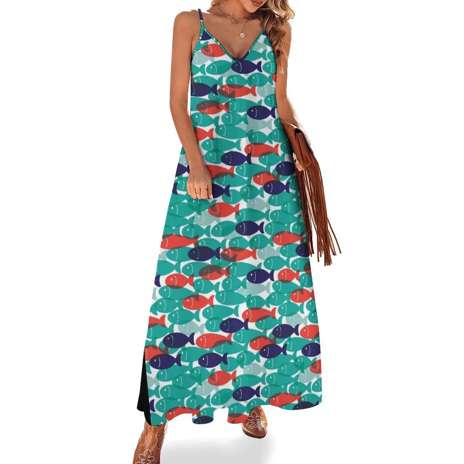 Fish in a hurry Sleeveless Dress Aesthetic clothing dress party night Summer skirt Dress
Fish in a hurry Sleeveless Dress Aesthetic clothing dress party night Summer skirt Dress