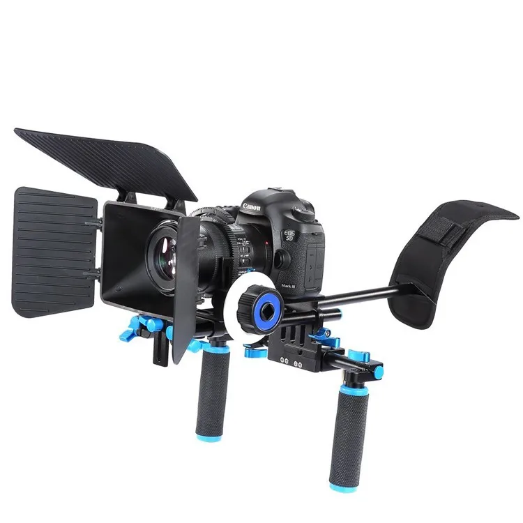 DSLR Rig Movie Kit Shoulder Mount Rig Follow Focus Rig Mount For HD Camcorder VCR
DSLR Rig Movie Kit Shoulder Mount Rig Follow Focus Rig Mount For HD Camcorder VCR