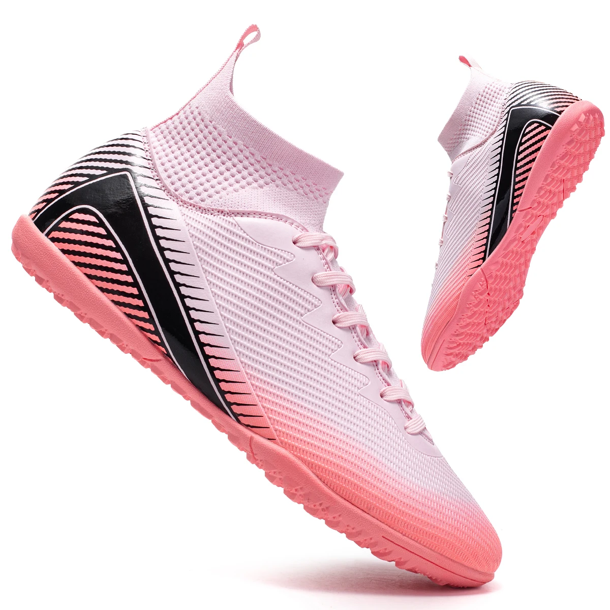 High Grip TF Turf Football Boots Soft PU Fabric Upper Rubber Wear-resistant Sole Teenager Boys Girls Match Sneakers
High Grip TF Turf Football Boots Soft PU Fabric Upper Rubber Wear-resistant Sole Teenager Boys Girls Match Sneakers