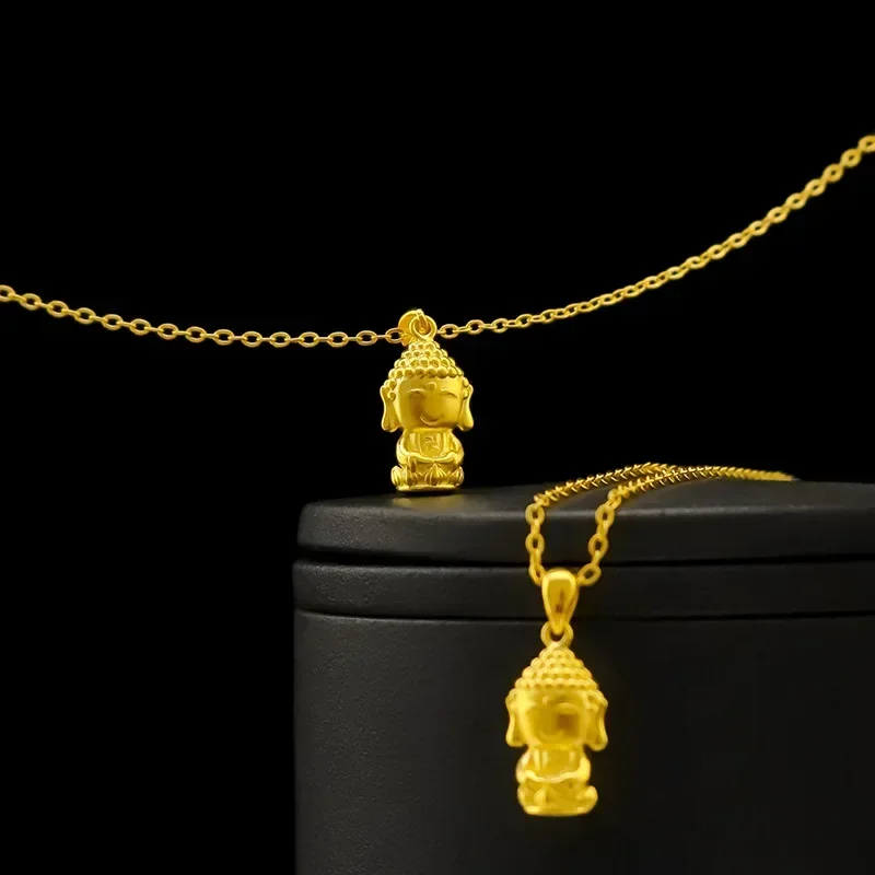 9999 Real Gold 24K The Same 3d Hard Gold Buddha Pendant in The Gold Store, Ancient Necklace Necklace Necklace for Women
9999 Real Gold 24K The Same 3d Hard Gold Buddha Pendant in The Gold Store, Ancient Necklace Necklace Necklace for Women