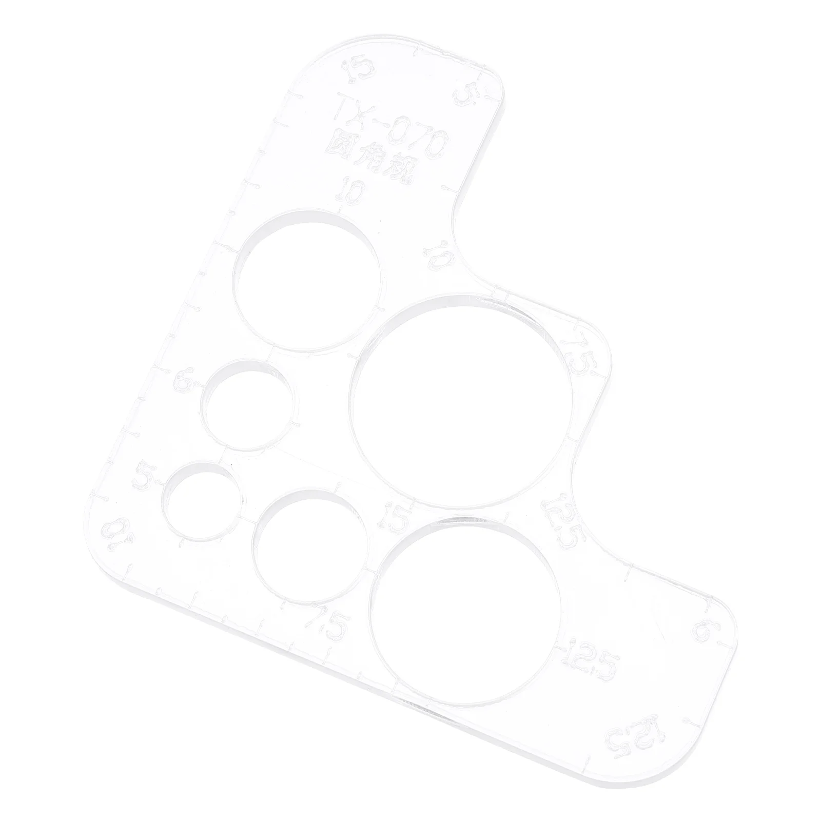 Acrylic Circle Corner Ruler Transparent Clear Safe Materials Lightweight Portable Cutting Tool Stitching Templates
Acrylic Circle Corner Ruler Transparent Clear Safe Materials Lightweight Portable Cutting Tool Stitching Templates