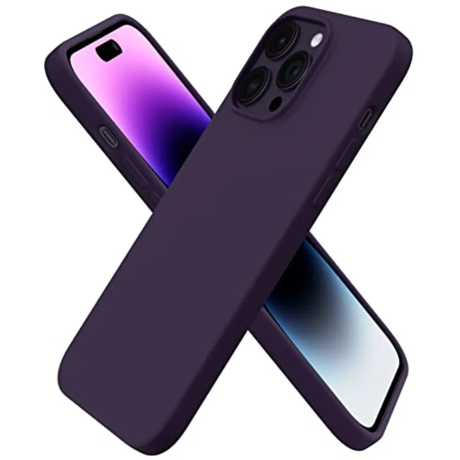 Compatible with iPhone 14 Pro Max Case 6.7, Slim Liquid Silicone 3 Layers Full Cove Soft Gel Rubber Phone Case Protective Cover
Compatible with iPhone 14 Pro Max Case 6.7, Slim Liquid Silicone 3 Layers Full Cove Soft Gel Rubber Phone Case Protective Cover
