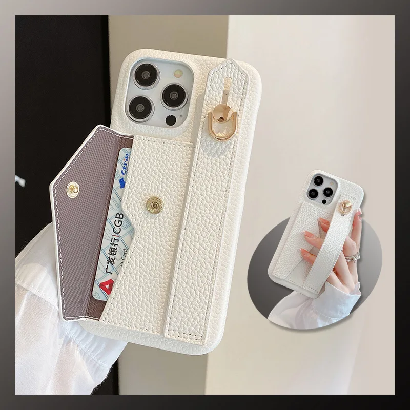 Solid Color Wristband Holder, Bank Card Storage Phone Anti Drop Protective Case Suitable for IPhone 15 16 Full Series
Solid Color Wristband Holder, Bank Card Storage Phone Anti Drop Protective Case Suitable for IPhone 15 16 Full Series