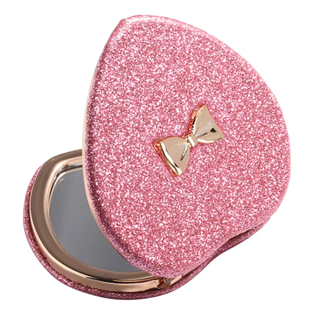 Heart-Shaped Folding Mirror Double-Sided Glitter Portable Pocket Makeup Mirror for Women Travel
Heart-Shaped Folding Mirror Double-Sided Glitter Portable Pocket Makeup Mirror for Women Travel