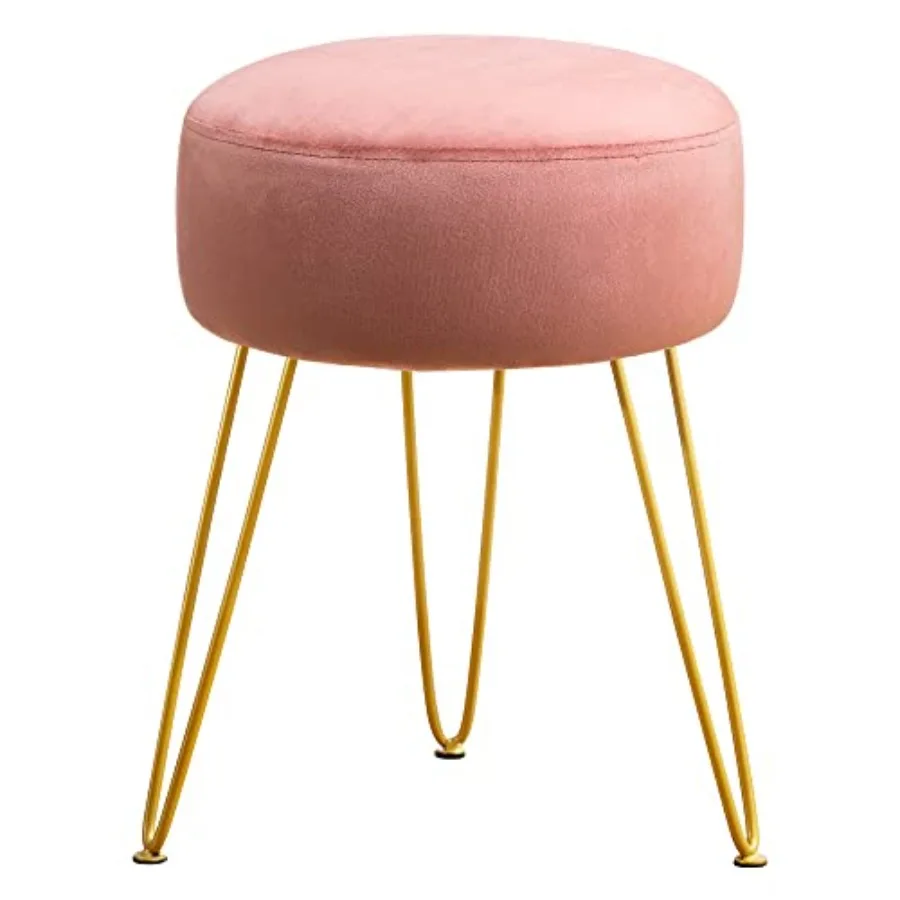 Vanity Stool, Vanity Stools for Makeup Room, Round Ottoman Feet Stool, Velvet Footrest Vanity Chair for Bathroom Vanity, Bedroo
Vanity Stool, Vanity Stools for Makeup Room, Round Ottoman Feet Stool, Velvet Footrest Vanity Chair for Bathroom Vanity, Bedroo