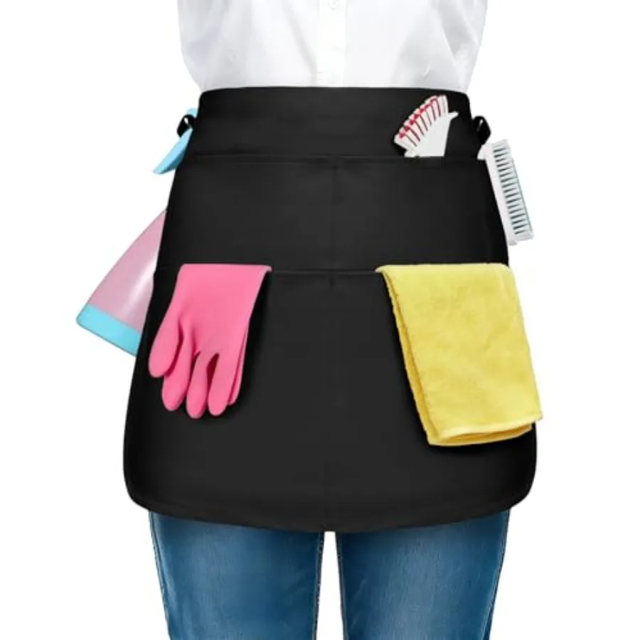 BOHARERS Waterproof Utility Apron with 5 Pockets - 53x37cm Professional Grade for Stylists, Cleaners, Detailers and More
BOHARERS Waterproof Utility Apron with 5 Pockets - 53x37cm Professional Grade for Stylists, Cleaners, Detailers and More