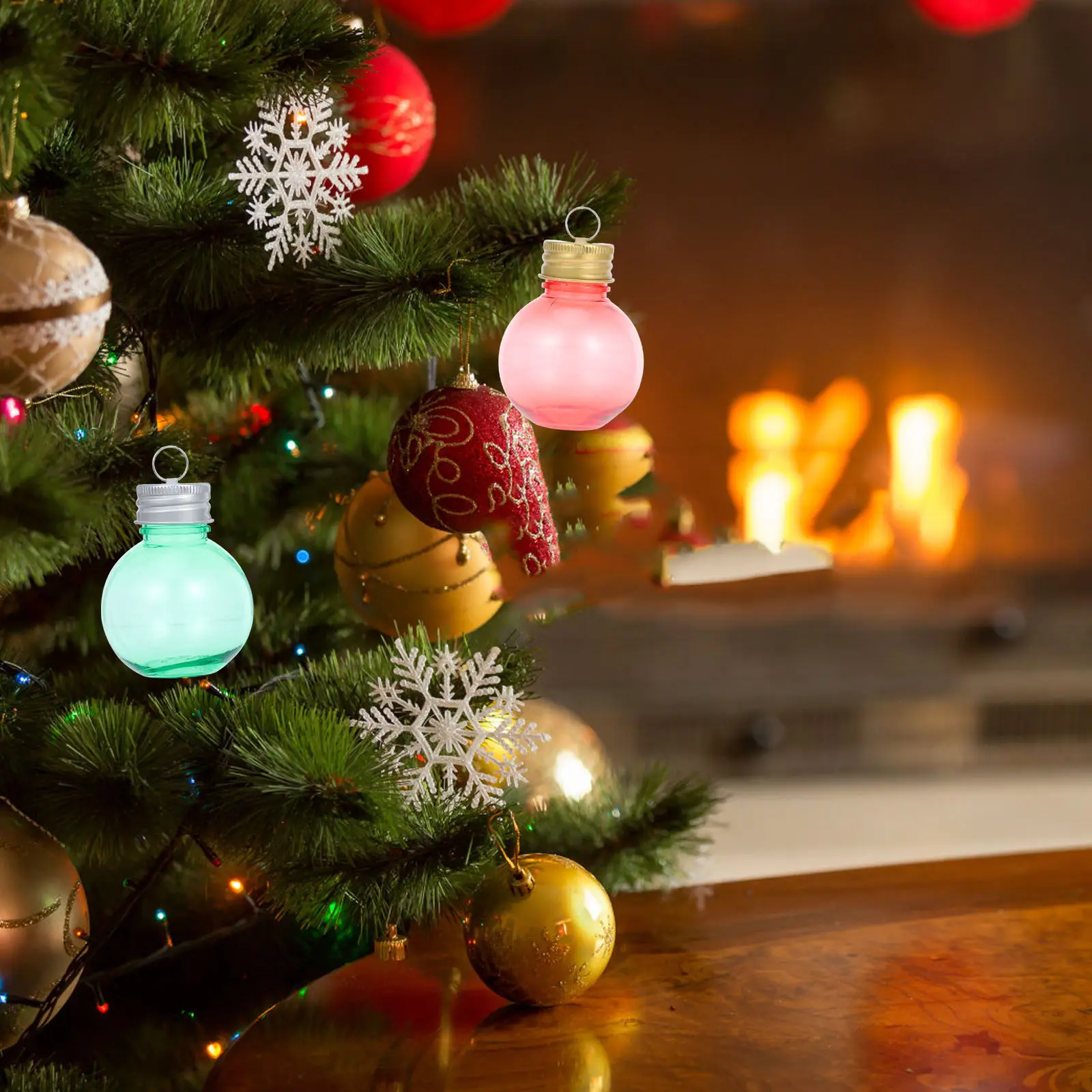 24 шт. прозрачных подвесных шаров-бутылочек для декораций, 50 мл, для рождественских украшений
24 шт. прозрачных подвесных шаров-бутылочек для декораций, 50 мл, для рождественских украшений