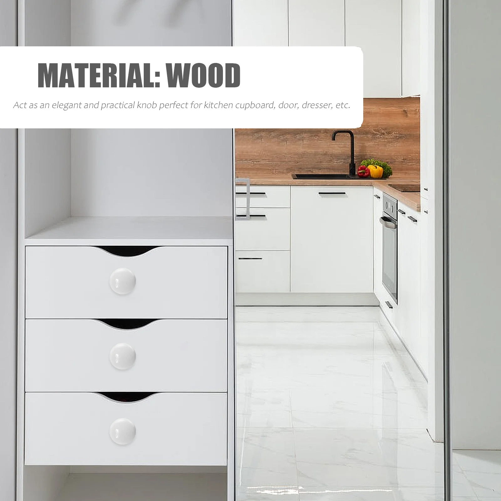 20pcs Wooden Drawer Knob Solid Wood Pull Handle For Cabinet Door Chest Cupboard Furniture Drawer Pulls Household Cabinet Handle
20pcs Wooden Drawer Knob Solid Wood Pull Handle For Cabinet Door Chest Cupboard Furniture Drawer Pulls Household Cabinet Handle