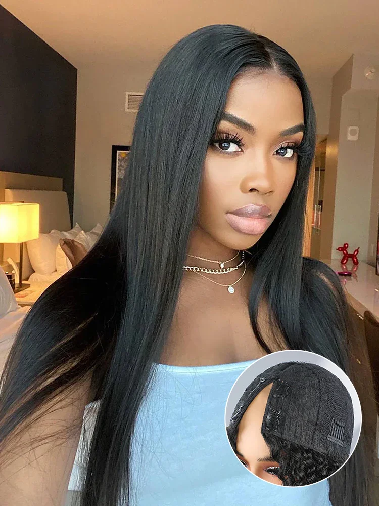 V Part Wig Human Hair Remy Hair Straight Human Hair Wigs for Black Women 200% Density Straight V Part Wigs V Shape Wigs No Leave Out Upgrade U Part Wigs Glueless Full Head Clip In Half Wigs 30 Inch
V Part Wig Human Hair Remy Hair Straight Human Hair Wigs for Black Women 200% Density Straight V Part Wigs V Shape Wigs No Leave Out Upgrade U Part Wigs Glueless Full Head Clip In Half Wigs 30 Inch