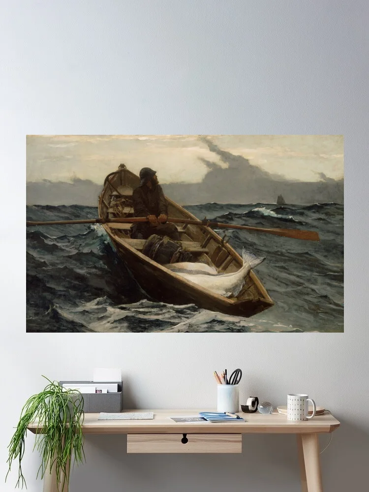 Winslow Homer - The Fog Warning Giclee Fine Canvas POSTER ,Home Decor Wall art painting
Winslow Homer - The Fog Warning Giclee Fine Canvas POSTER ,Home Decor Wall art painting