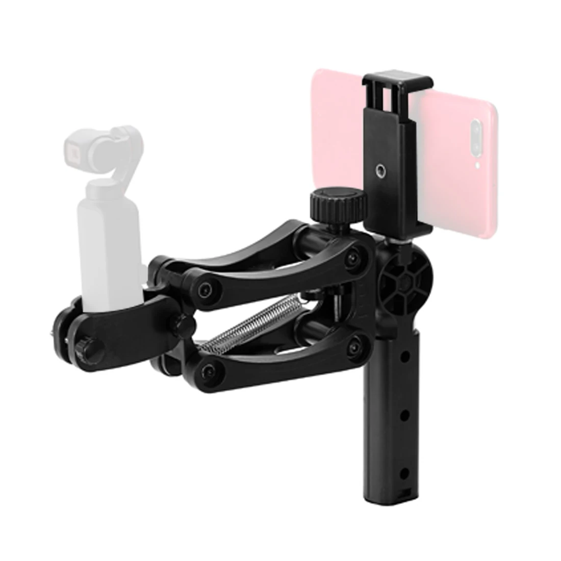 4-Axle Spring Damped Stabilizer for Osmo Pocket 180 Degree Rotation Handle Grip with Phone Clip Camera Holder Shock Absorber
4-Axle Spring Damped Stabilizer for Osmo Pocket 180 Degree Rotation Handle Grip with Phone Clip Camera Holder Shock Absorber
