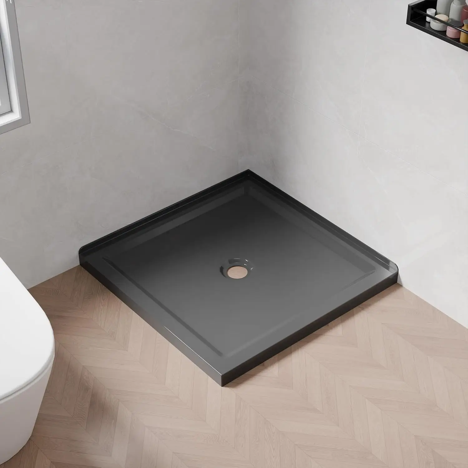 Casaphoria 36" x 36" Shower Base Pan with 3.5" Center Drain Hole,Shower Pan Five-Layer Acrylic + ABS Processing Shower Enclosure
Casaphoria 36" x 36" Shower Base Pan with 3.5" Center Drain Hole,Shower Pan Five-Layer Acrylic + ABS Processing Shower Enclosure