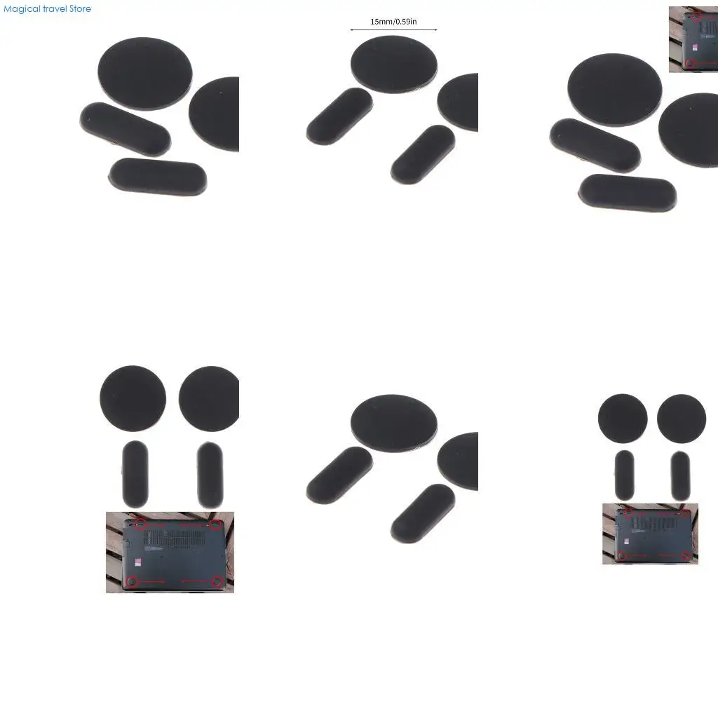 N2UB 4 шт. Нескользящие резиновые ножки для ноутбука, сменная нижняя часть корпуса, резиновая подушка для 840 745 G3 820 725 850
N2UB 4 шт. Нескользящие резиновые ножки для ноутбука, сменная нижняя часть корпуса, резиновая подушка для 840 745 G3 820 725 850